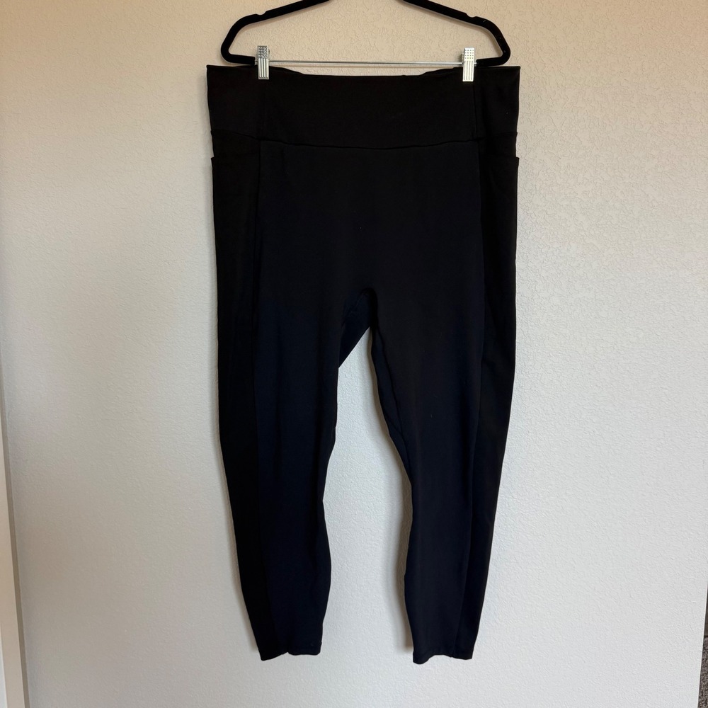 Honeylove Legging Black High Waisted Compression Leggings Women 3X Pockets